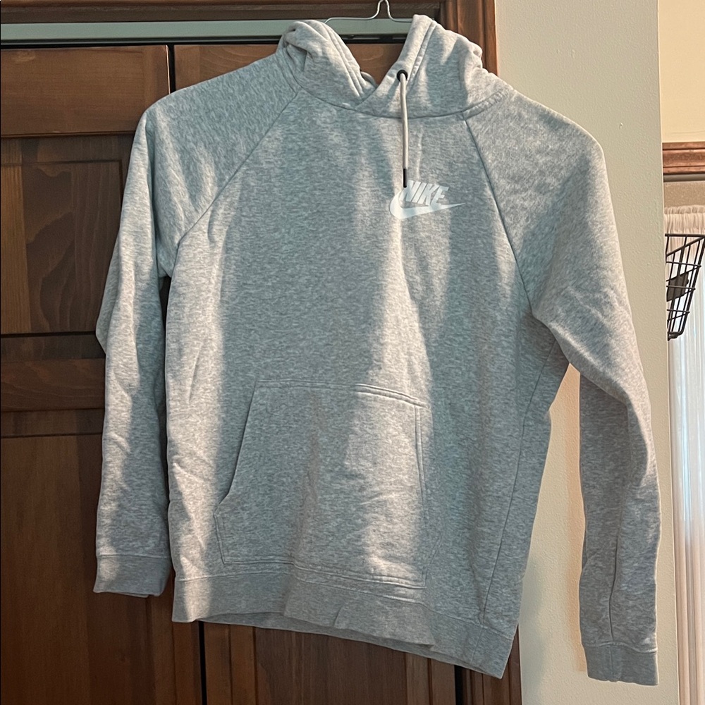 Nike Heather Gray Pullover Hoodie